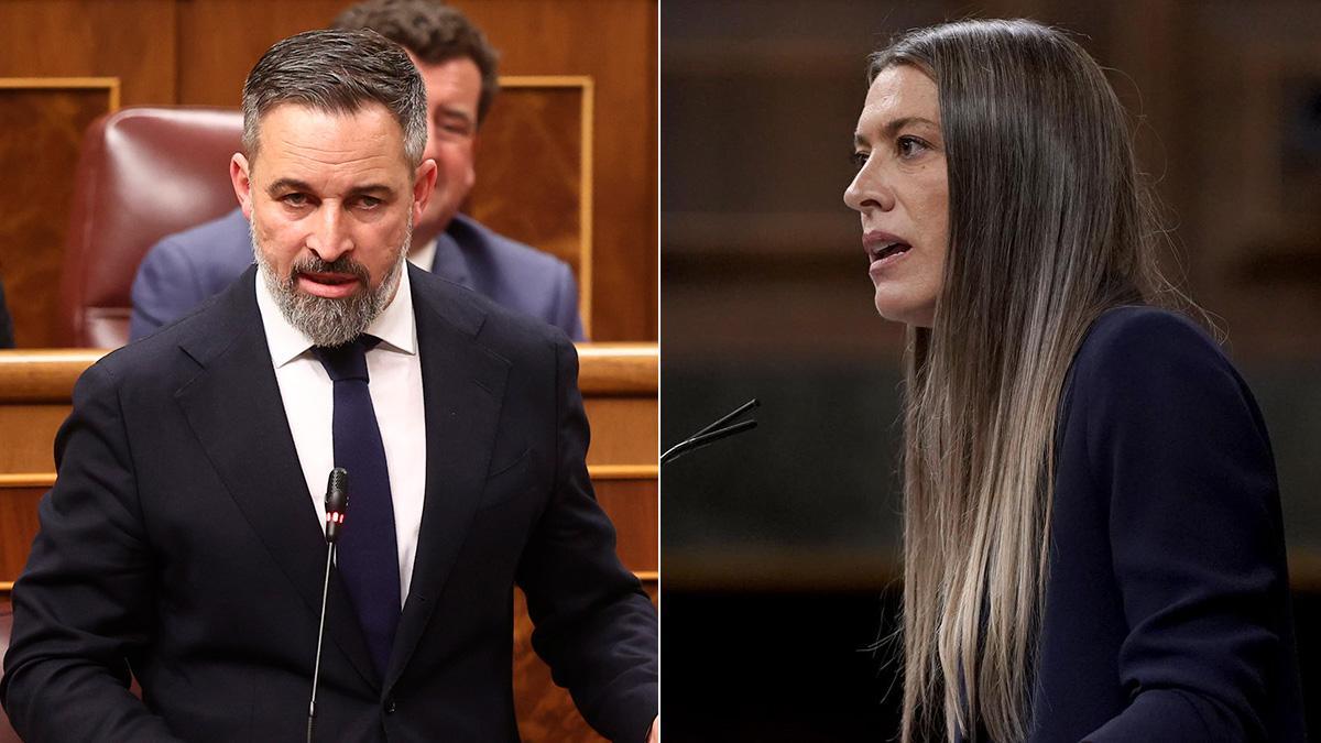 Santiago Abascal y Míriam Nogueras