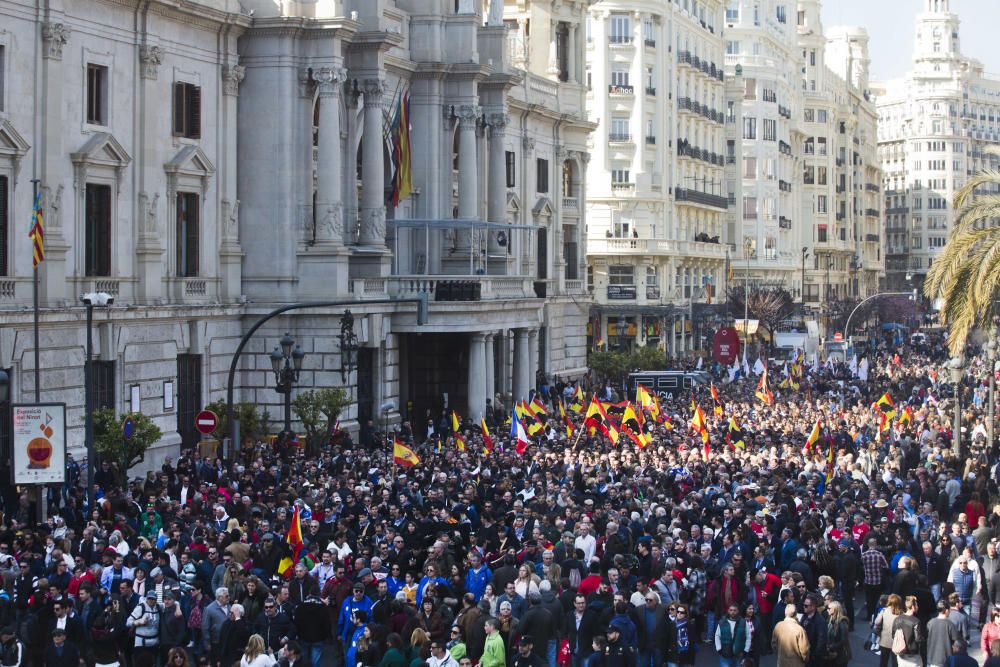 Masiva manifestación taurina en Valencia