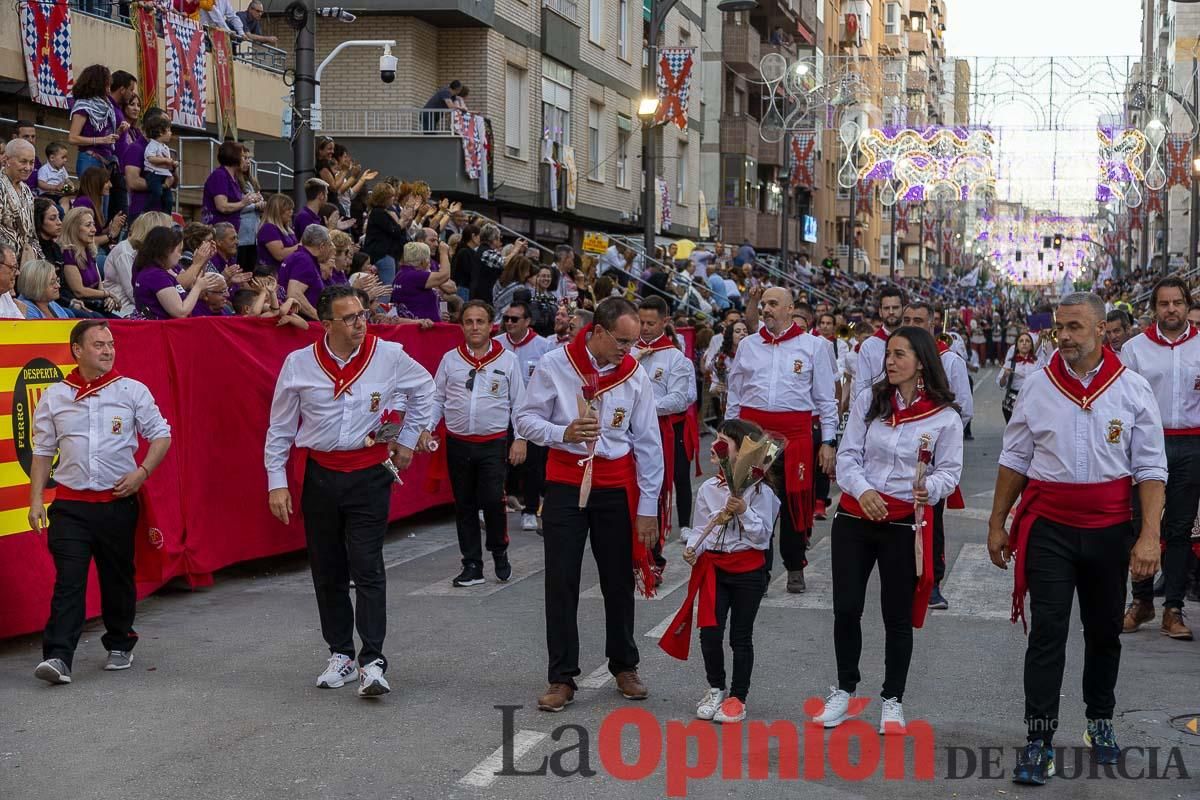 Gran desfile en Caravaca (bando Caballos del Vino)