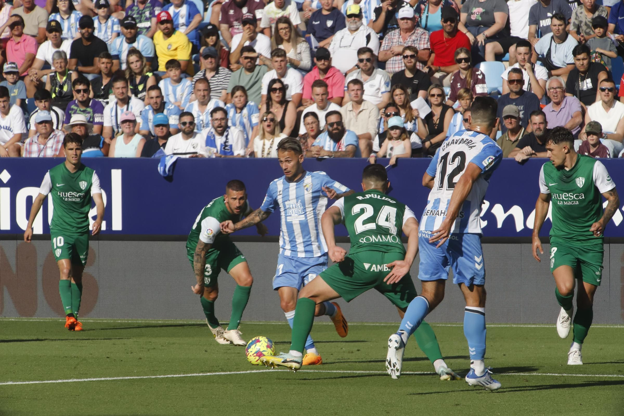 LaLiga SmartBank | Málaga CF - SD Huesca, en imágenes