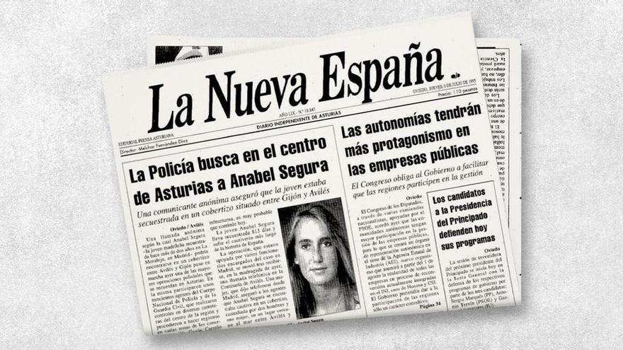 Treinta años del secuestro y asesinato de Anabel Segura, a la que se buscó en Asturias