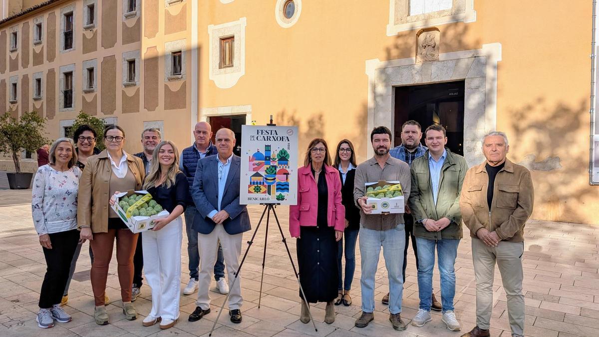 Presentació del cartell anunciador de la Festa de la Carxofa 2026.
