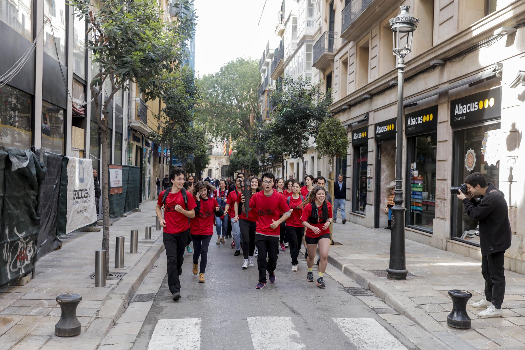 Salida del Correllengua desde Palma