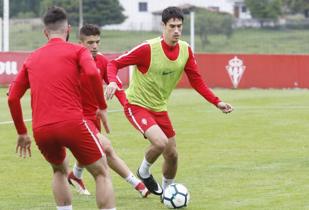 Entrenamiento del Sporting