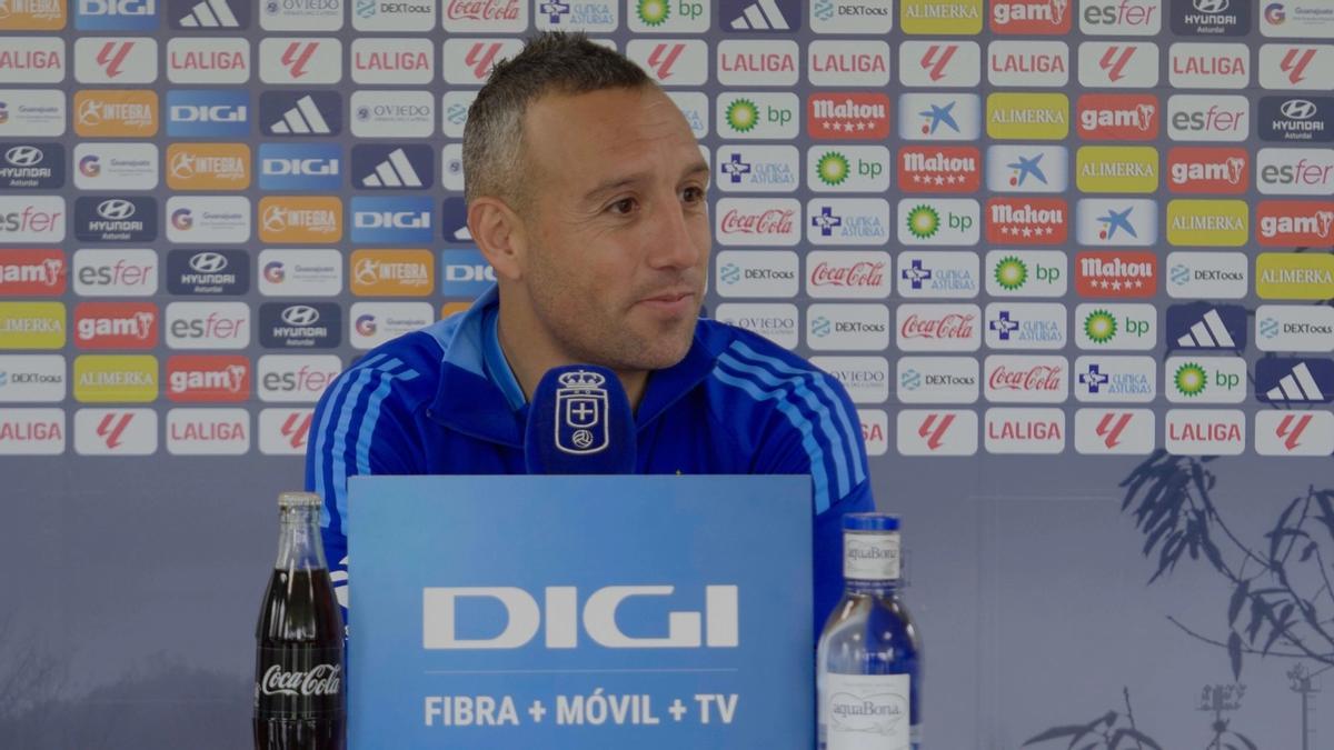 Cazorla, capitán del Oviedo y exjugador del Málaga CF.