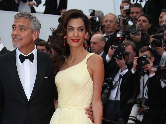 George y Amal Clooney en el festival de cine de Cannes