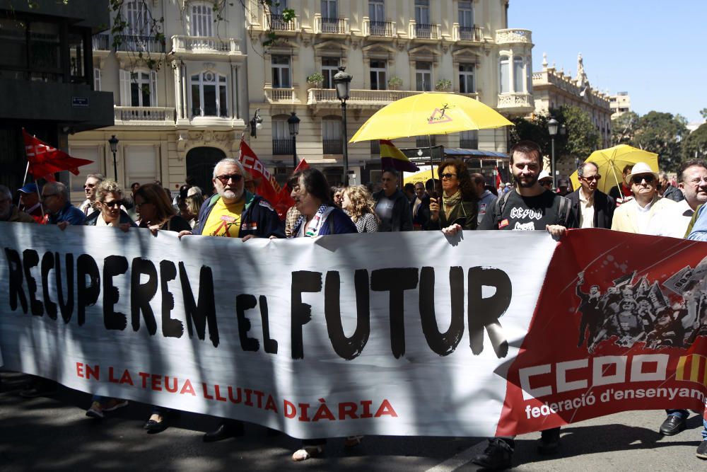 Manifestación del 1 de mayo en Valencia