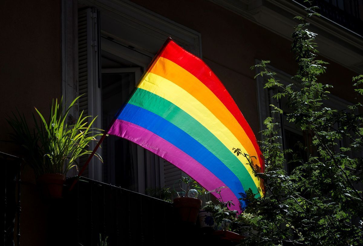 Bandera del arcoíris.