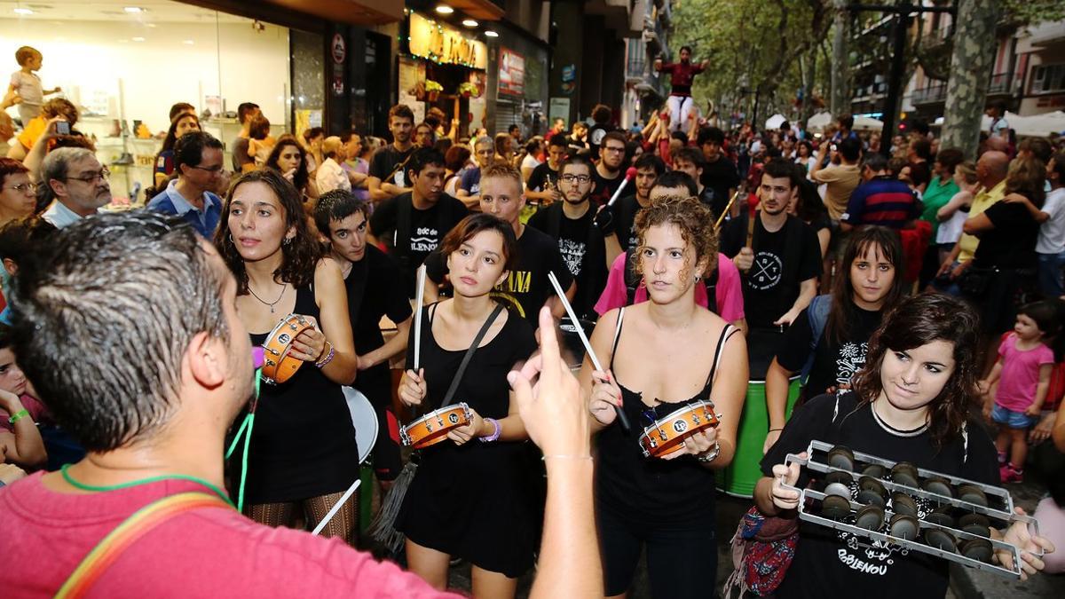 Una imagen de la Festa Major del Poblenou