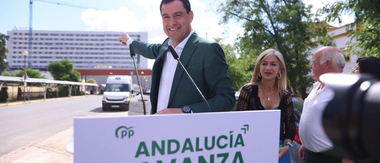 Moreno promete WIFI y TV gratis en los centros sanitarios andaluces.