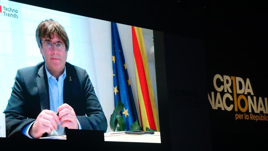 Imatge d&#039;un congrés de la Crida l&#039;expresident Puigdemont