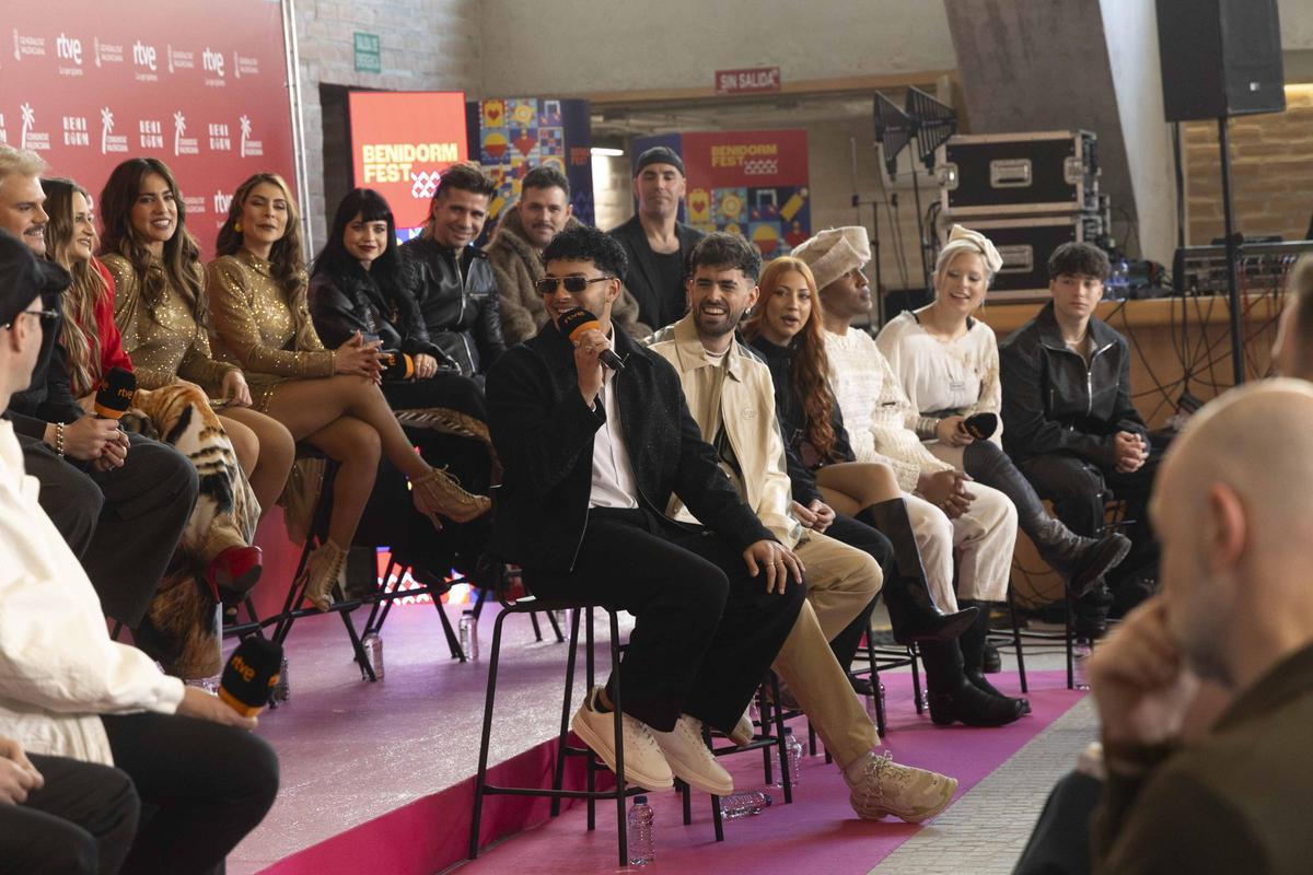 Presentación de los 18 participantes del Benidorm Fest 2026