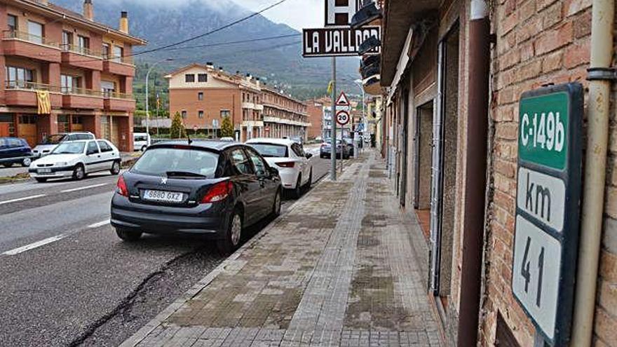 Tram de la C-149b de la Valldan, un dels que la Generalitat cedirà a l&#039;Ajuntament de Berga