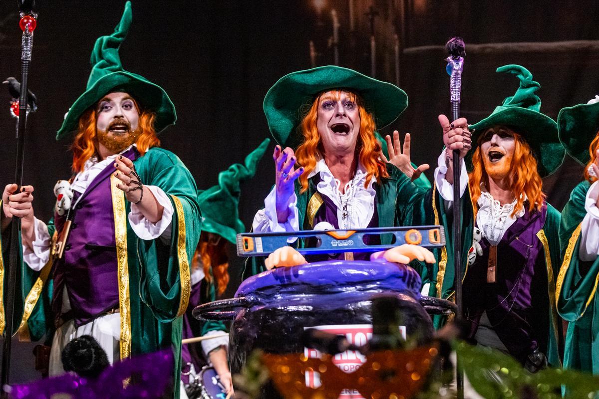 Murga Los arbadacarba. Primera semifinal del COAC Málaga 2026