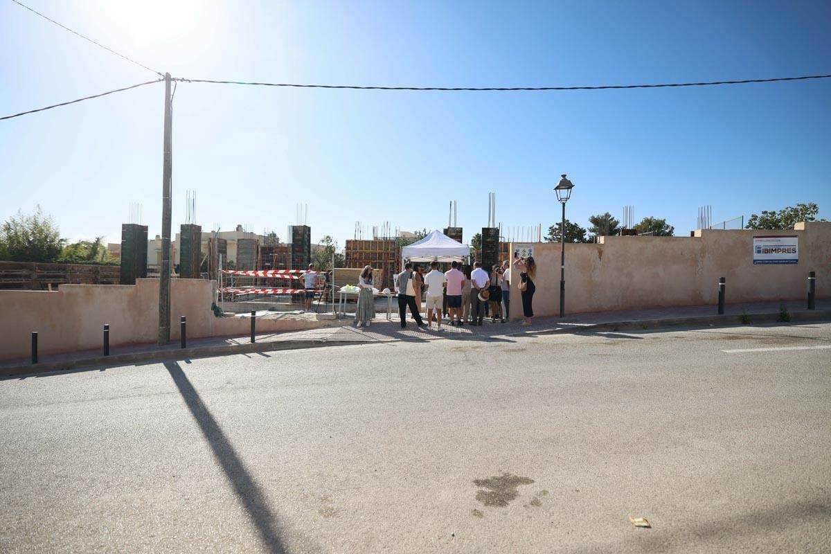 Galería: visita a las obras de la nueva escoleta de Sant Rafel