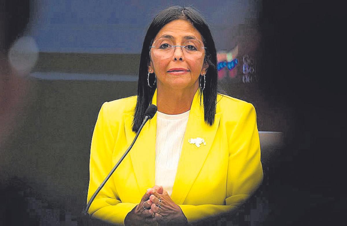 Delcy Rodríguez, en una imagen de archivo.