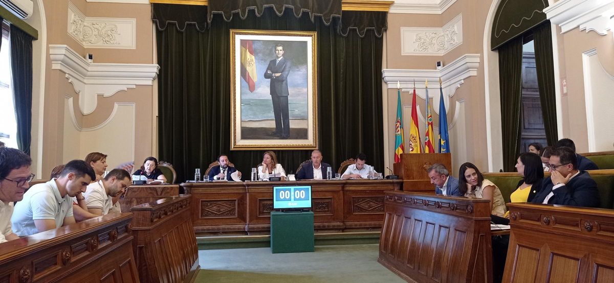 Presidencia del pleno, este jueves.