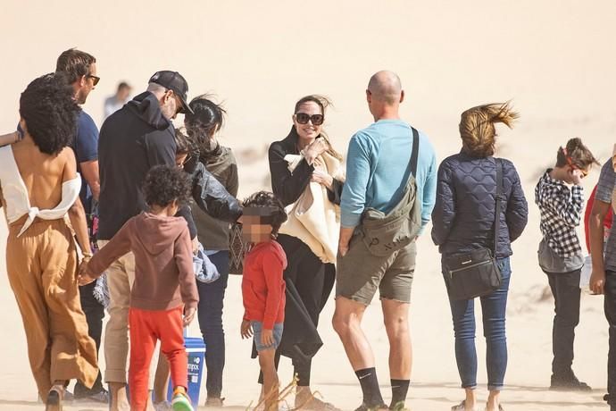 Angelina Jolie, en el Festival Internacional de Cometas de Fuerteventura