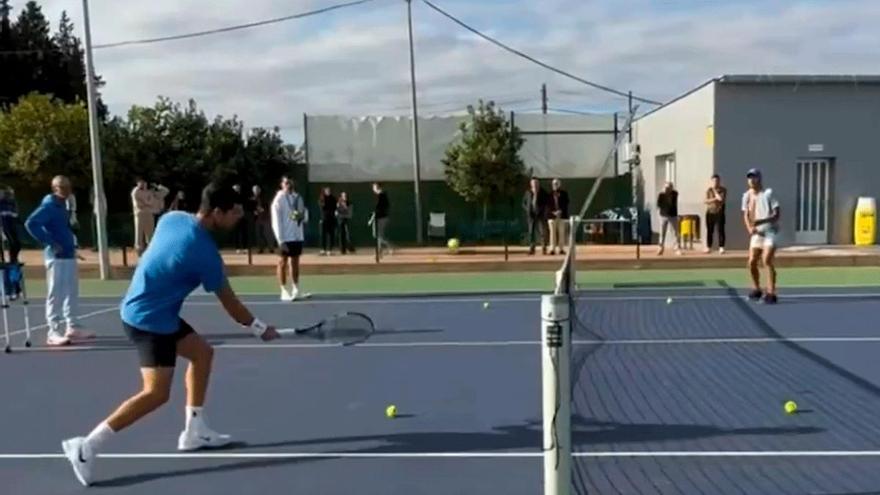 ¡Carlos Alcaraz ya entrena sin Juan Carlos Ferrero!