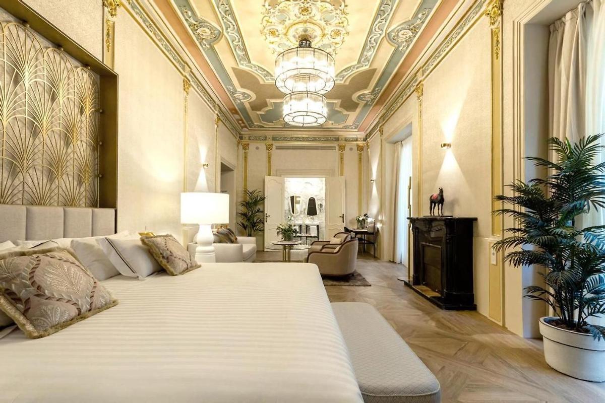 Suite del hotel Vallier de València, donde el lujo se toca en cada rincón.