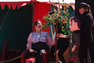 Así se divierten los niños en la Ibiza Medieval
