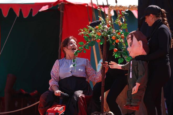 Así se divierten los niños en la Ibiza Medieval