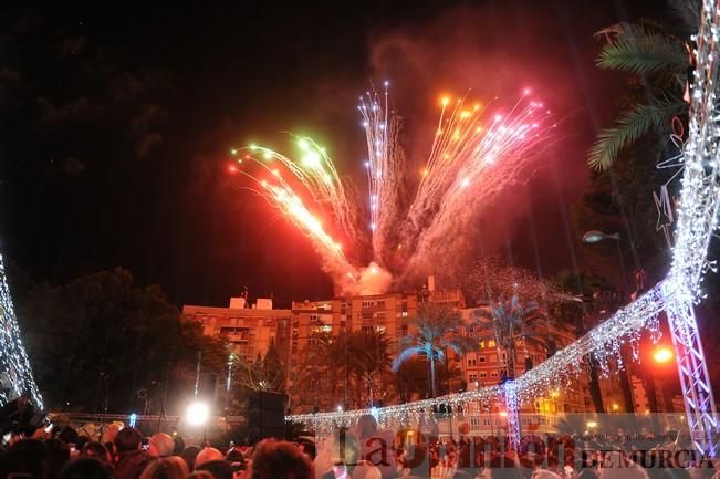 Encendido del Gran Árbol de Navidad de la Plaza Circular de Murcia