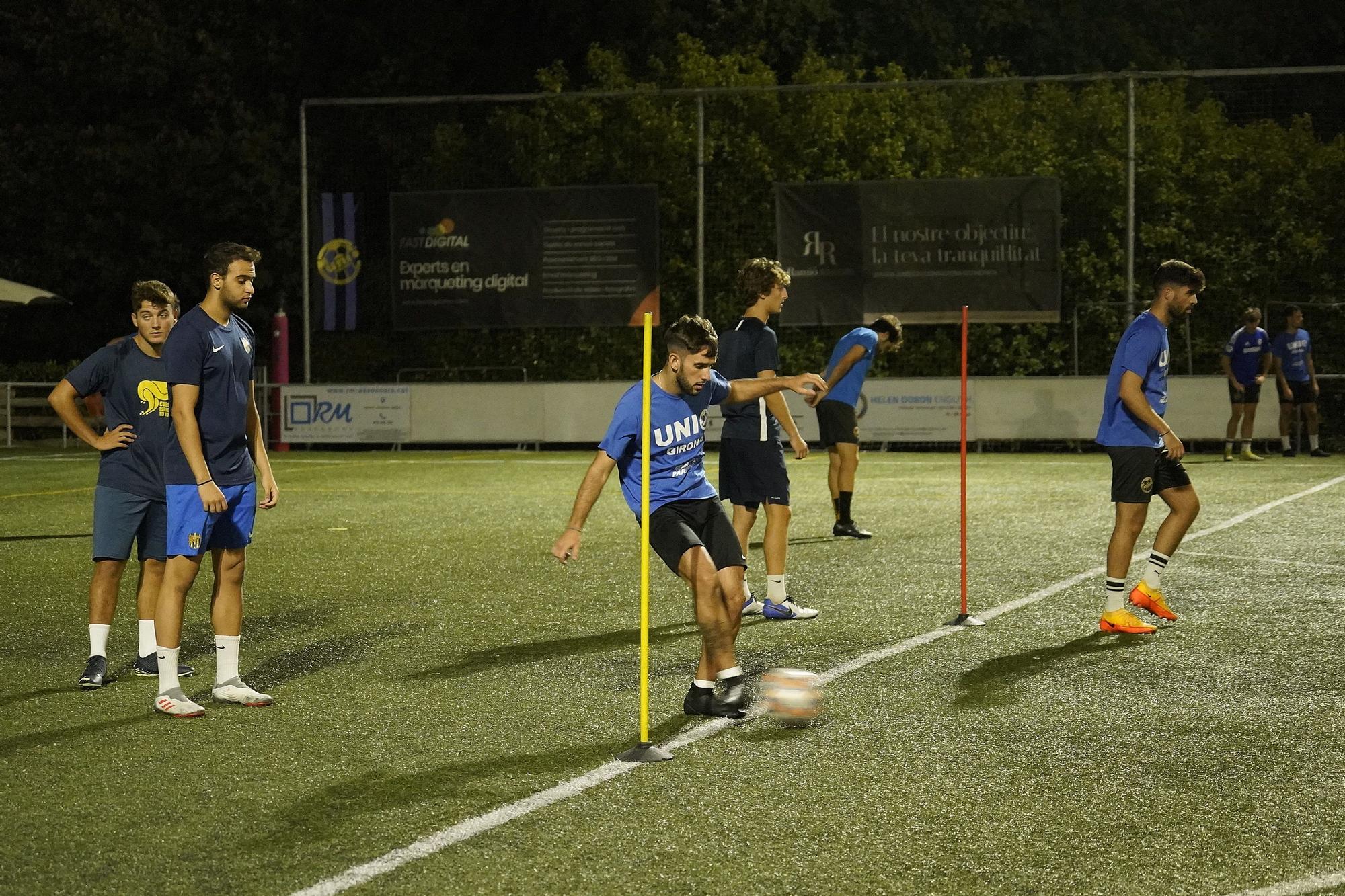 Unió Girona entrenant a l'escola Vedruna