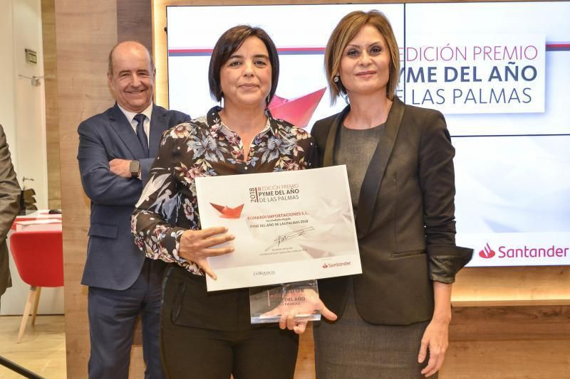 23/10/2018 LAS PALMAS DE GRAN CANARIA. Premio Pyme del año del banco Santander y La Provincia. FOTO: J. PÉREZ CURBELO  | 23/10/2018 | Fotógrafo: José Pérez Curbelo