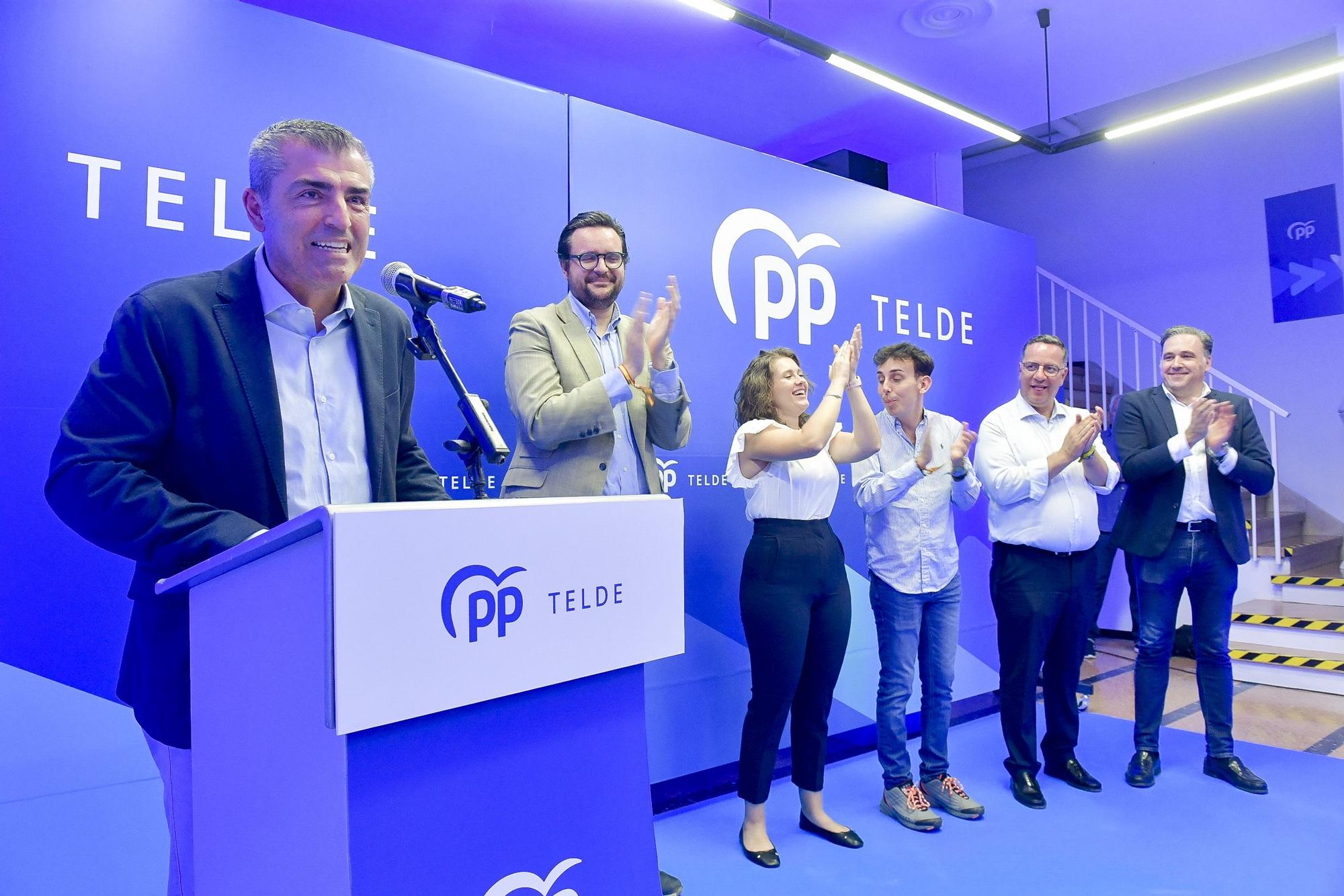 Inauguración de la nueva sede del PP en Telde, en Gran Canaria