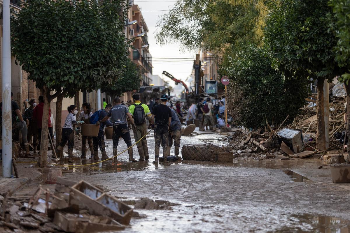 Así está Paiporta más de una semana después de la DANA