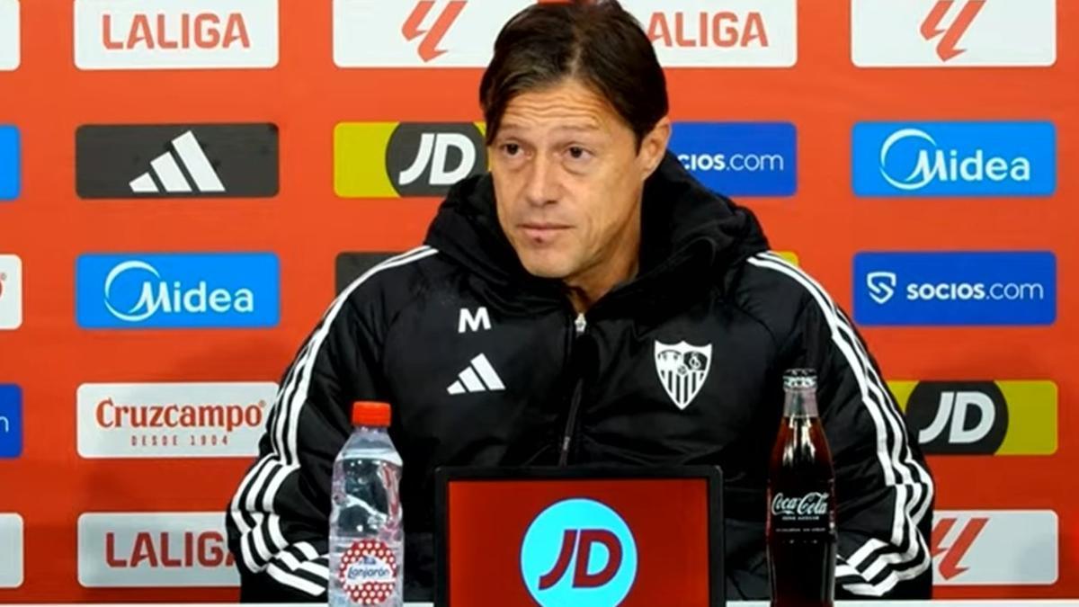 Matías Almeyda en la previa del Valencia-Sevilla