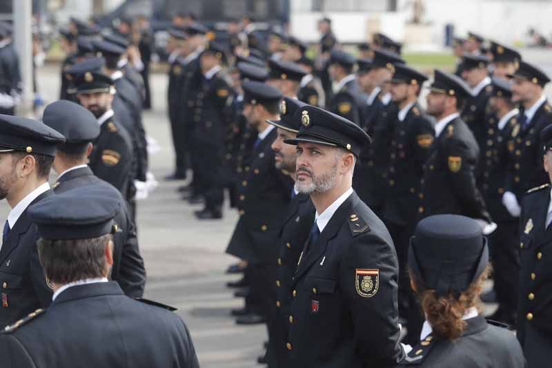 Celebración del día de la Policía Nacional en València