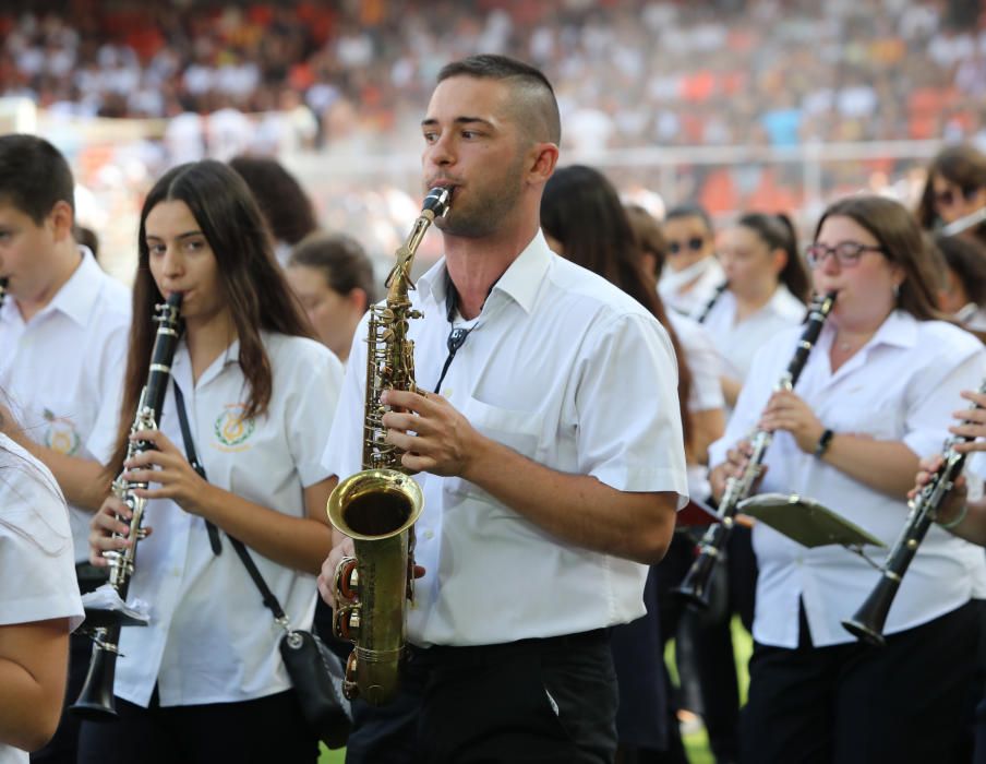 La Sociedad Musical 'La Marinense' de Marines, en Mestalla