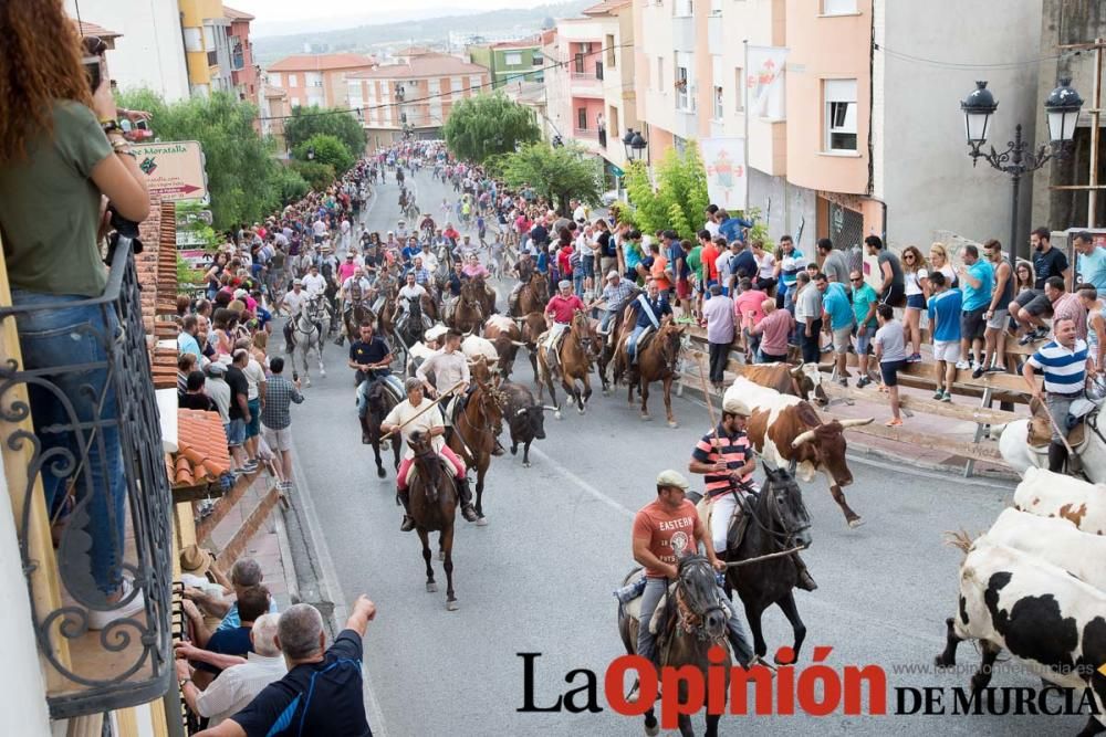 Último encierro en las Fiestas de Moratalla