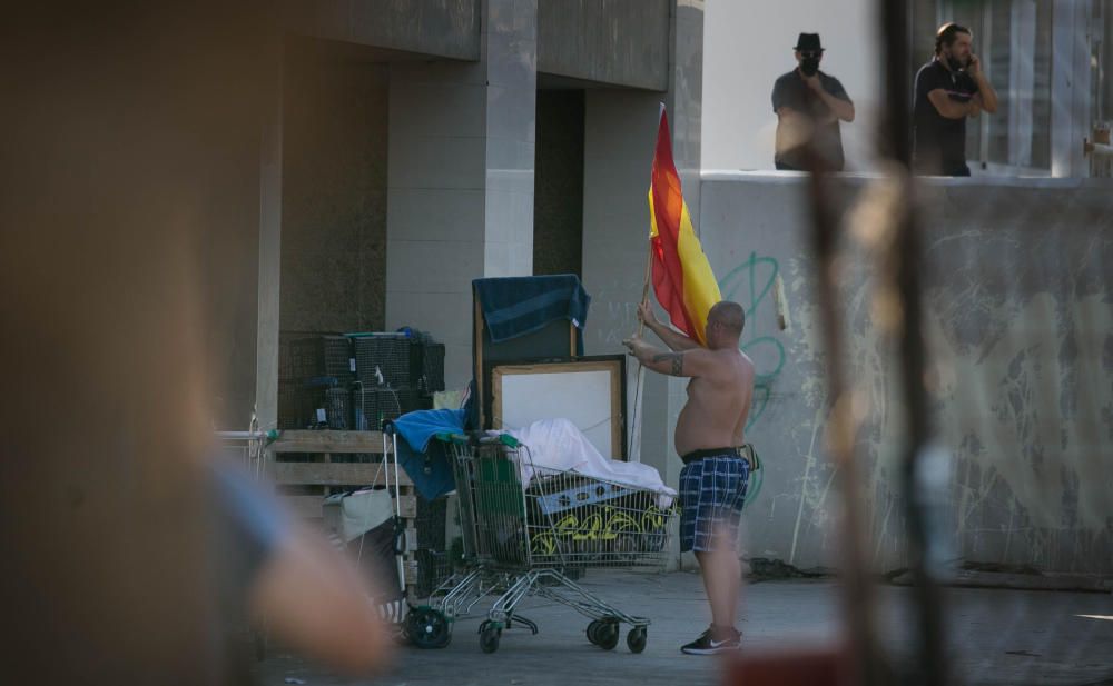 Desalojo de okupas en Los Cristianos