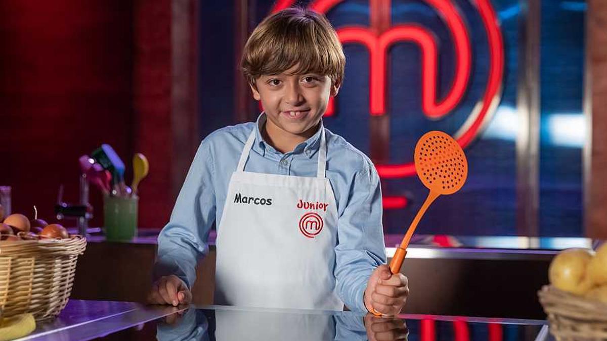 Marcos Casorrán, concursante de Masterchef Junior.