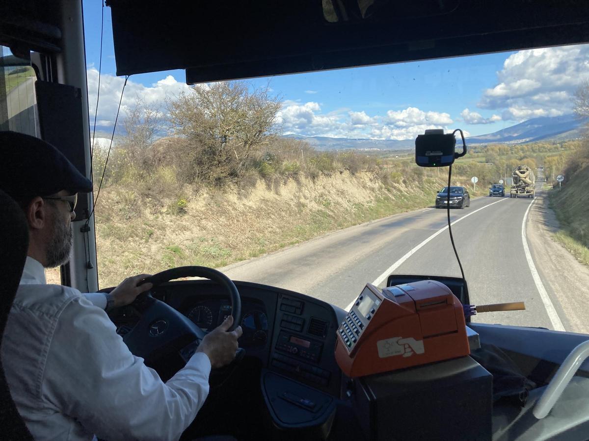 Un autobus de transport públic a la Cerdanya