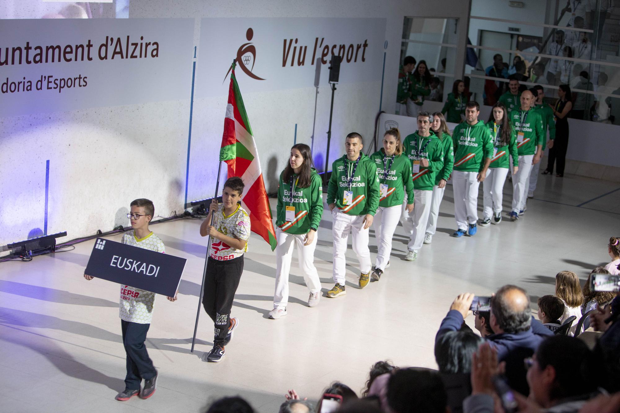 Las mejores imágenes de la gala inaugural del Mundial de Pilota de Alzira