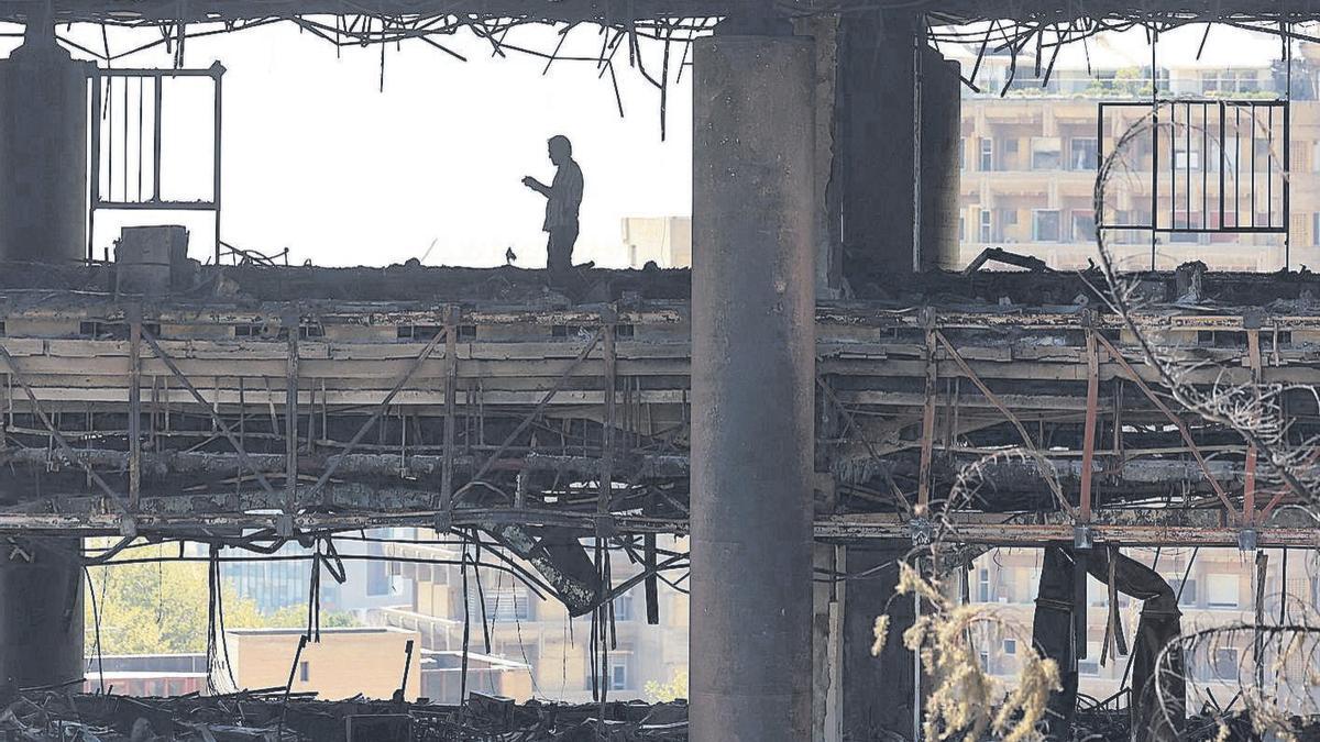 Un edificio en Teherán destrozado por los ataques de Israel, esta pasada semana.