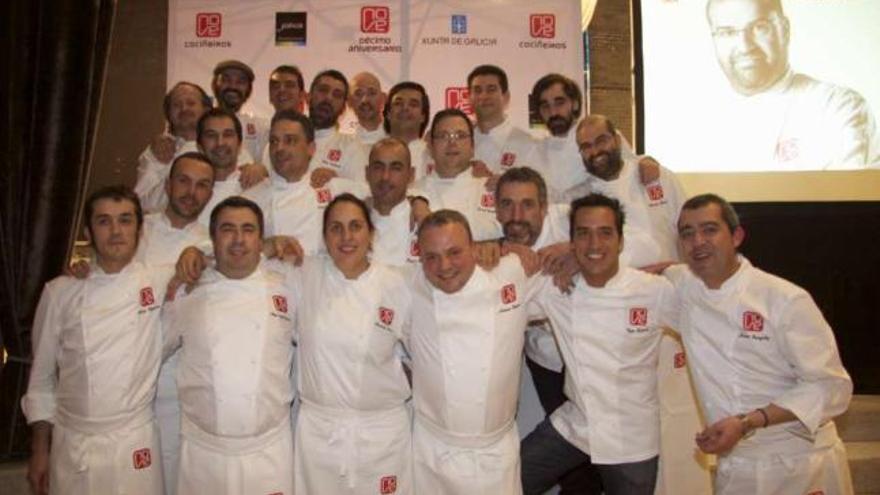 El Grupo Nove celebra  su décimo aniversario  con una muestra de cocina en vivo en Madrid