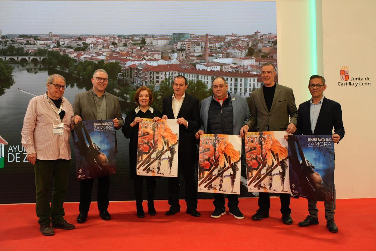 Presentación del cartel de Semana Santa de Zamora en Fitur.