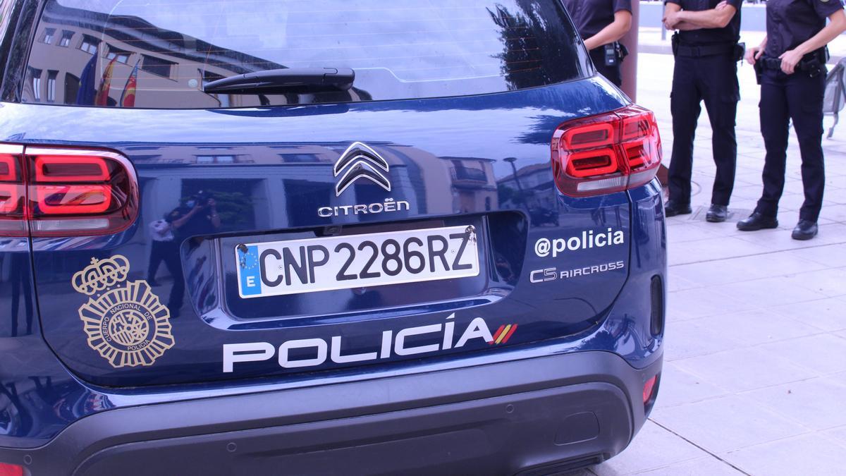 Un coche de la Policía Nacional.