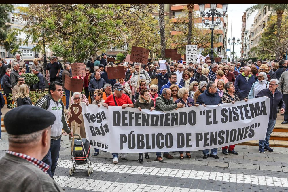 Manifestación en defensa de las pensiones públicas