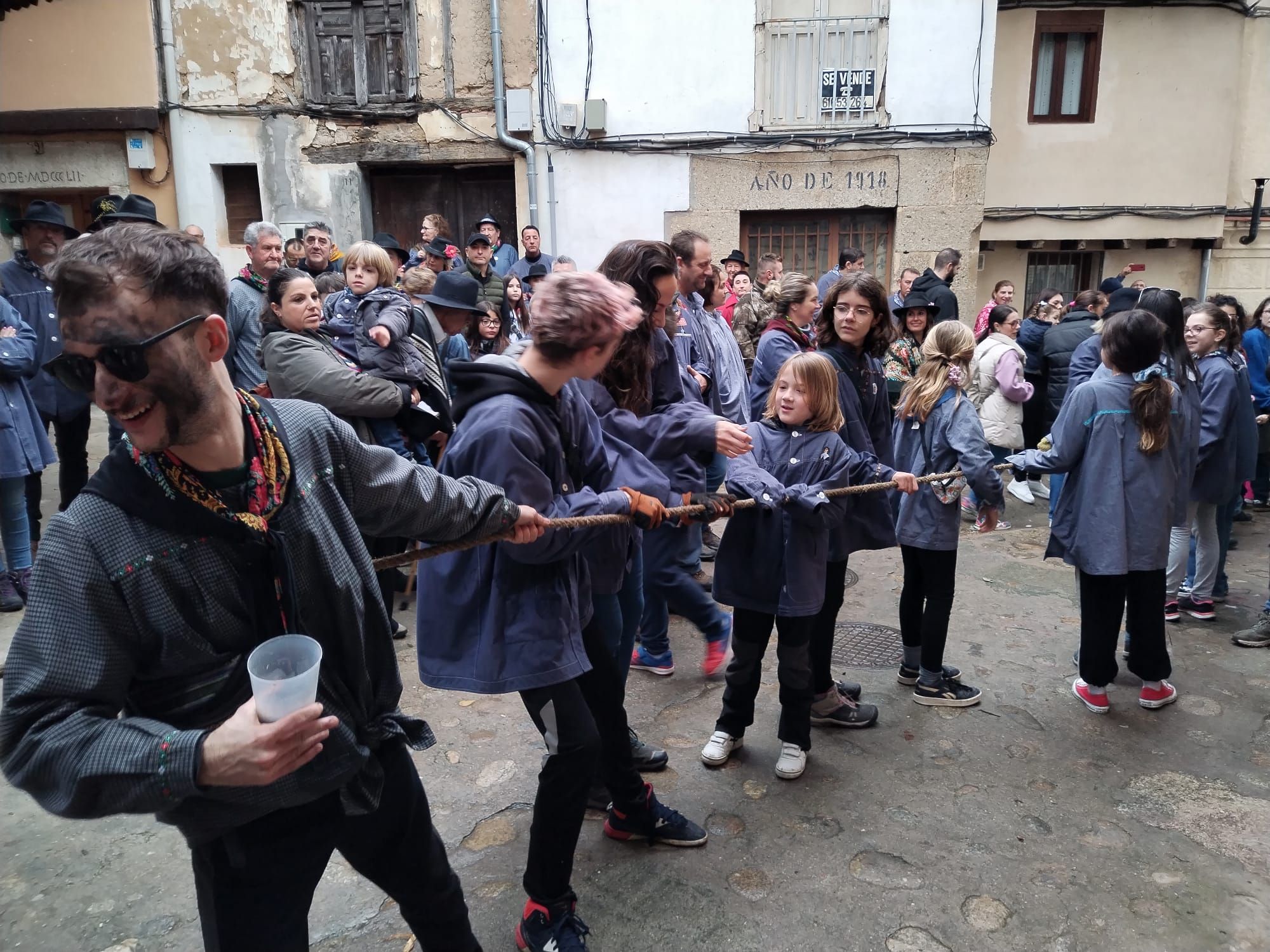 Galería | La misteriosa tradición del Pero Palo llena Villanueva de la Vera