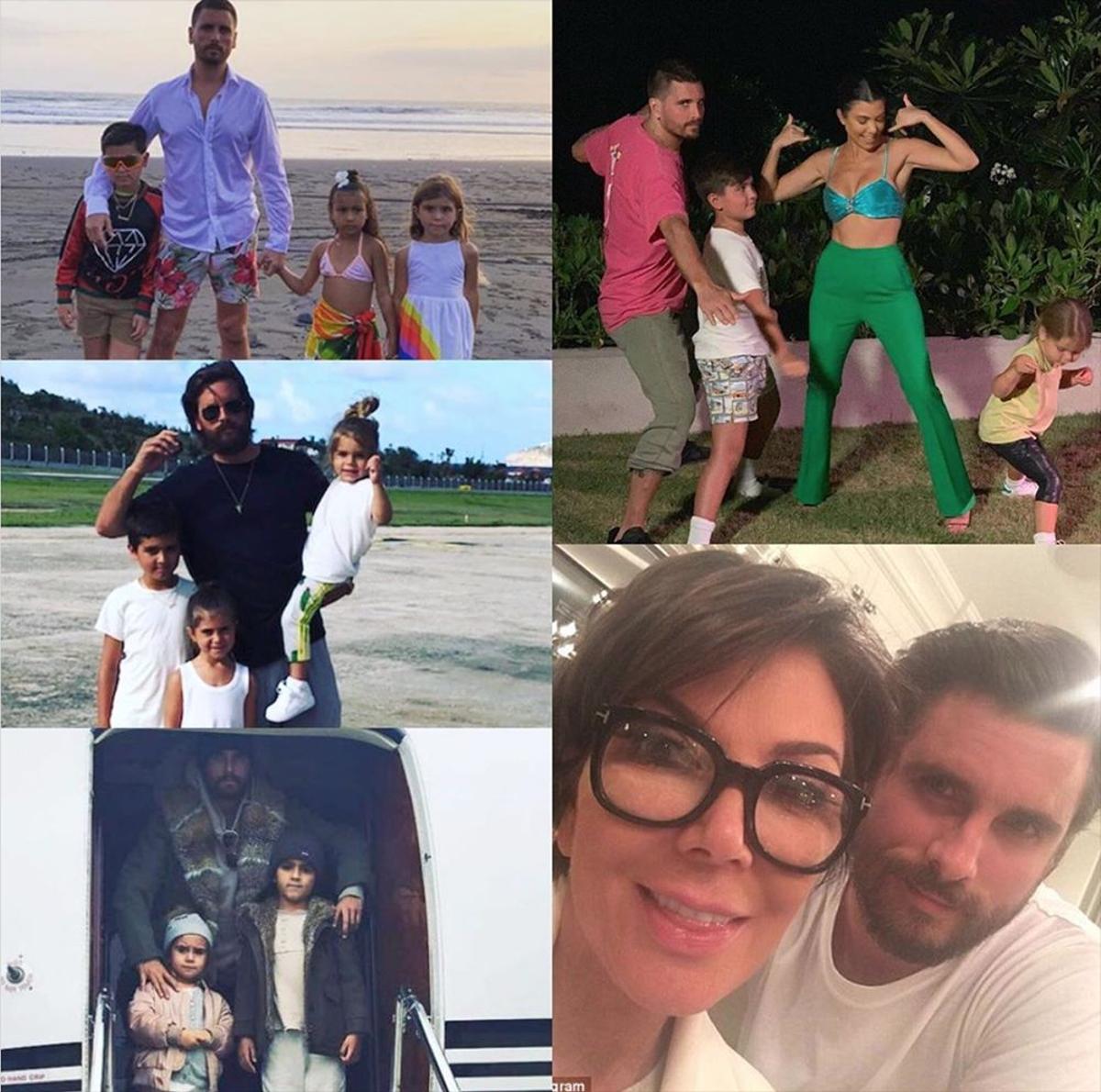 Kris Jenner felicita a Scott Disick por su cumpleaños