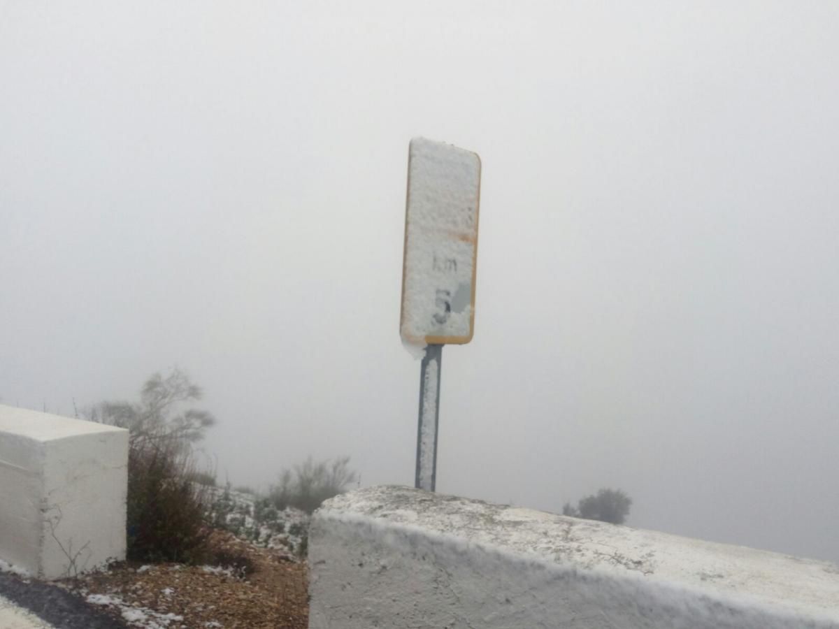 Nieve en la provincia, el último regalo de los Reyes.