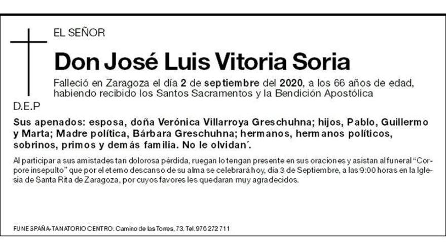 José Luis Vitoria Soria