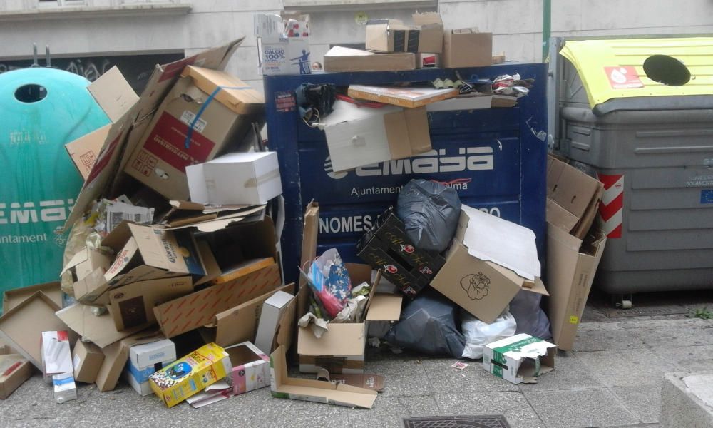 Los vecinos de Palma, hartos de la basura