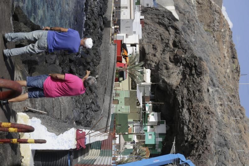 Zonas con riesgos de desprendimiento en Tenerife